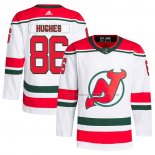 Maillot Hockey New Jersey Devils Jack Hughes Authentique 2022-23 Blanc