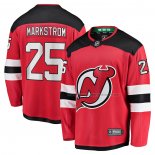 Maillot Hockey New Jersey Devils Jacob Markstrom Domicile Premier Breakaway Rouge