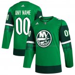Maillot Hockey New York Islanders 2023 St. Patrick's Day Authentique Personnalise Vert