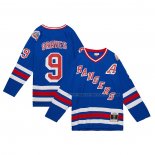 Maillot Hockey New York Rangers Adam Graves Mitchell & Ness 1993-94 Blue Line Bleu