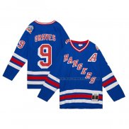 Maillot Hockey New York Rangers Adam Graves Mitchell & Ness 1993-94 Blue Line Bleu