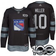 Maillot Hockey New York Rangers J.T. Miller 1917-2017 100th Anniversaire Noir