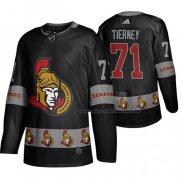 Maillot Hockey Ottawa Senators Chris Tierney Breakaway Noir