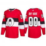 Maillot Hockey Ottawa Senators Personnalise Authentique 2017 100 Classic Rouge