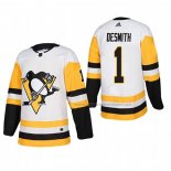 Maillot Hockey Pittsburgh Penguins Casey Desmith Exterieur Authentique Joueur Blanc