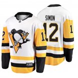 Maillot Hockey Pittsburgh Penguins Dominik Simon 2019 Exterieur Breakaway Blanc