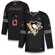 Maillot Hockey Pittsburgh Penguins Edmundson 2020 USA Flag Noir