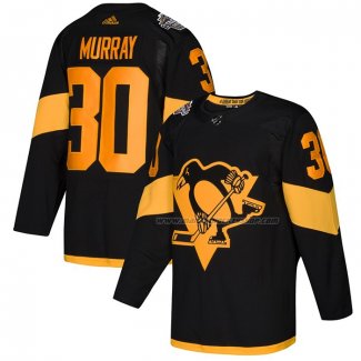 Maillot Hockey Pittsburgh Penguins Matt Murray Authentique 2019 Stadium Series Noir