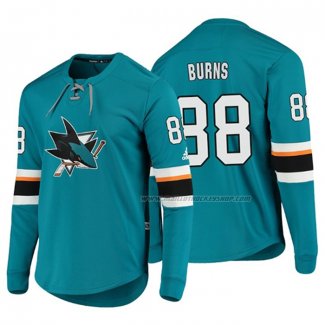 Maillot Hockey San Jose Sharks Brent Burns Platinum Vert