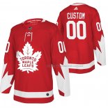 Maillot Hockey Toronto Maple Leafs Personnalise Alterner Rouge