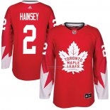 Maillot Hockey Toronto Maple Leafs Ron Hainsey Canada Authentique Rouge