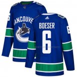 Maillot Hockey Vancouver Canucks Brock Boeser Domicile Authentique Bleu