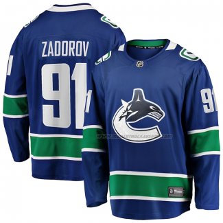 Maillot Hockey Vancouver Canucks Nikita Zadorov Domicile Premier Breakaway Bleu