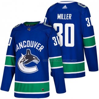 Maillot Hockey Vancouver Canucks Ryan Miller 2018 Premier Bleu