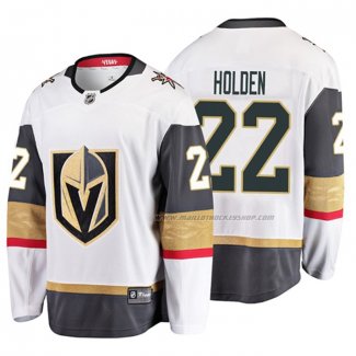 Maillot Hockey Vegas Golden Knights Nick Holden 2019 Exterieur Breakaway Blanc