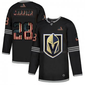 Maillot Hockey Vegas Golden Knights William Carrier 2020 USA Flag Noir