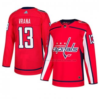 Maillot Hockey Washington Capitals Jakub Vrana Authentique Domicile Rouge