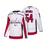 Maillot Hockey Washington Capitals Mason Mitchell Centennial Patch 2018 Blanc