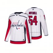 Maillot Hockey Washington Capitals Mason Mitchell Centennial Patch 2018 Blanc