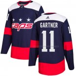 Maillot Hockey Washington Capitals Mike Gartner Authentique 2018 Stadium Series Bleu