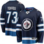 Maillot Hockey Winnipeg Jets Tyler Toffoli Domicile Premier Breakaway Bleu