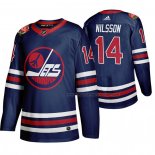 Maillot Hockey Winnipeg Jets Ulf Nilsson Heritage Classic 2019-20 Bleu