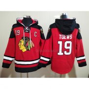 Veste a Capuche Chicago Blackhawks Jonathan Toews Rouge