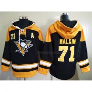 Veste a Capuche Pittsburgh Penguins Evgeni Malkin Noir