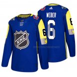 Maillot Hockey 2018 All Star Montreal Canadiens Shea Weber Bleu