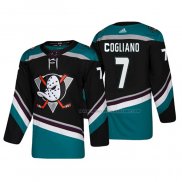 Maillot Hockey Anaheim Ducks Andrew Cogliano Alterner 25th Anniversaire Authentique Noir