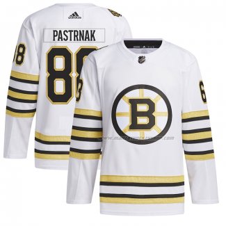 Maillot Hockey Boston Bruins David Pastrnak Primegreen Authentique Pro Blanc