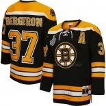 Maillot Hockey Boston Bruins Patrice Bergeron Mitchell & Ness Big & Tall 2010 Alterner Blue Line Noir