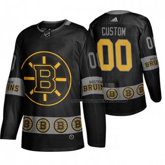 Maillot Hockey Boston Bruins Personnalise Breakaway Noir