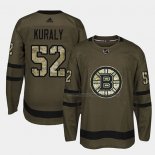 Maillot Hockey Boston Bruins Sean Kuraly 2018 Salute To Service Vert Militar