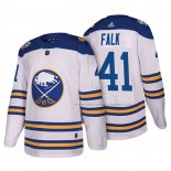 Maillot Hockey Buffalo Sabres Justin Falk Authentique 2018 Winter Classic Blanc