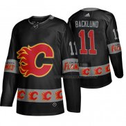 Maillot Hockey Calgary Flames Mikael Backlund Breakaway Noir