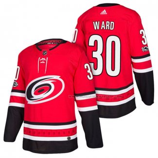 Maillot Hockey Carolina Hurricanes Cam Ward Domicile Authentique 2018 Rouge