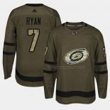 Maillot Hockey Carolina Hurricanes Derek Ryan 2018 Salute To Service Vert Militar