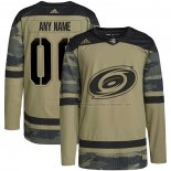 Maillot Hockey Carolina Hurricanes Personnalise Military Appreciation Team Authentique Practice Camouflage