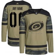 Maillot Hockey Carolina Hurricanes Personnalise Military Appreciation Team Authentique Practice Camouflage