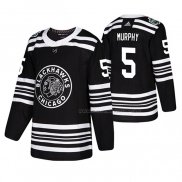 Maillot Hockey Chicago Blackhawks Connor Murphy 2019 Winter Classic Noir