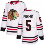 Maillot Hockey Chicago Blackhawks Connor Murphy Road Authentique Blanc