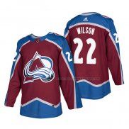 Maillot Hockey Colorado Avalanche Colin Wilson Authentique Domicile 2018 Rouge