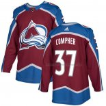 Maillot Hockey Colorado Avalanche J. T. Compher Domicile Authentique Rouge