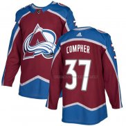 Maillot Hockey Colorado Avalanche J. T. Compher Domicile Authentique Rouge