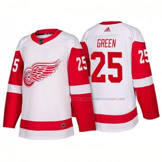 Maillot Hockey Detroit Red Wings Mike Green New Outfitted 2018 Blanc