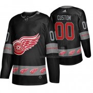 Maillot Hockey Detroit Red Wings Personnalise Breakaway Noir