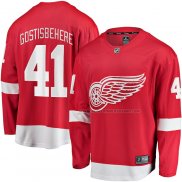 Maillot Hockey Detroit Red Wings Shayne Gostisbehere Domicile Breakaway Rouge