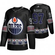 Maillot Hockey Edmonton Oilers Connor Mcdavid Breakaway Noir