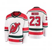 Maillot Hockey Enfant New Jersey Devils Stefan Noesen Alterner Breakaway Blanc